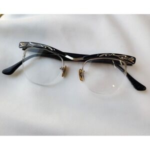 Bausch & Lomb B&L Vintage Aluminum 12k Gold Fill Cat Eye Eyeglasses -FRAMES ONLY